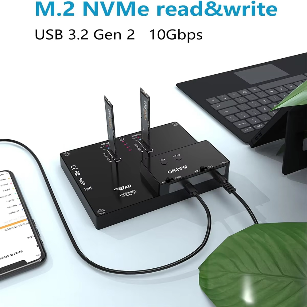 MAIWO 2 Bay M2 NVMe Docking St - 8Tb M2 Nvme Ssd review and price