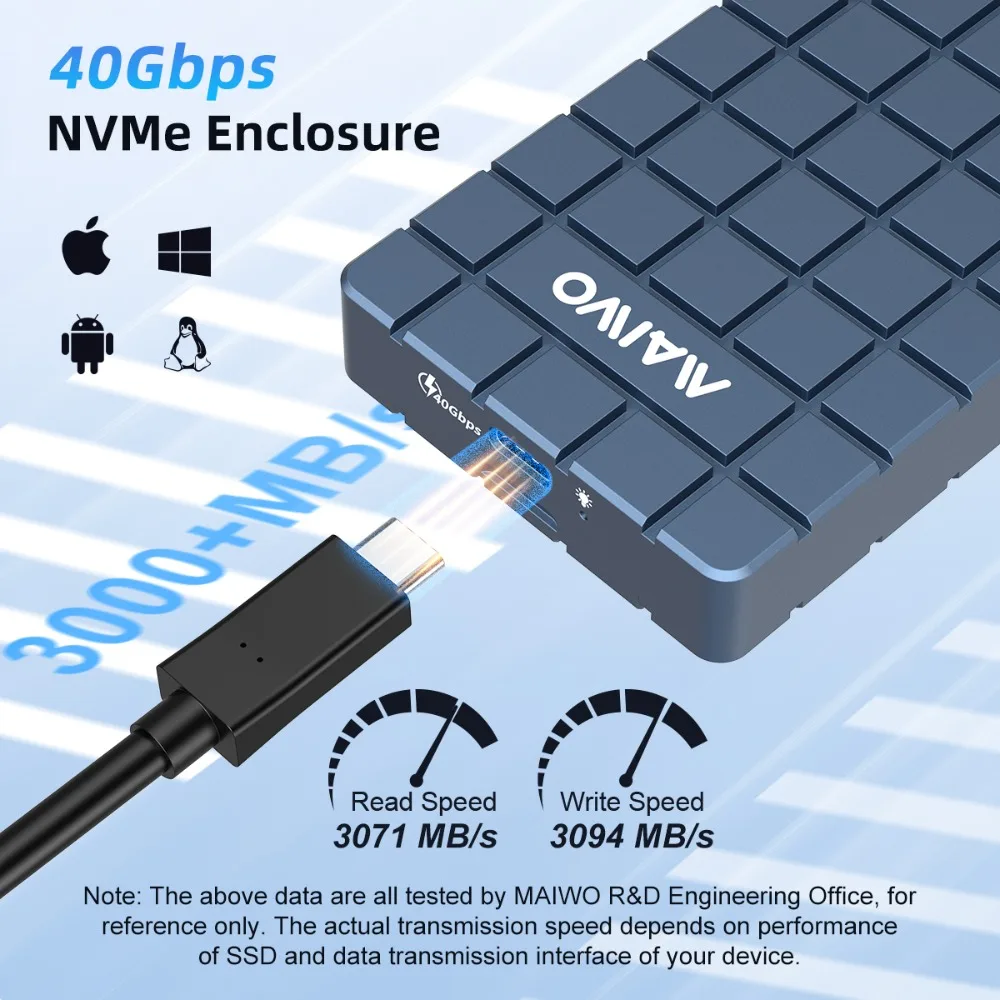 MAIWO USB 4.0 40Gbps M.2 NVMe  - Usb4 40Gbps External Ssd 8Tb review and price