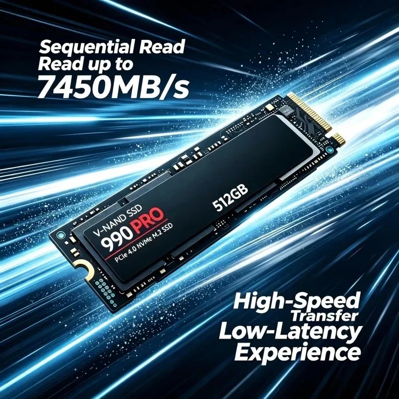 990 PRO Genuine SSD – 512GB/1T - Pcie 4.0 4Tb 2280 Ssd 7450Mbps review and price